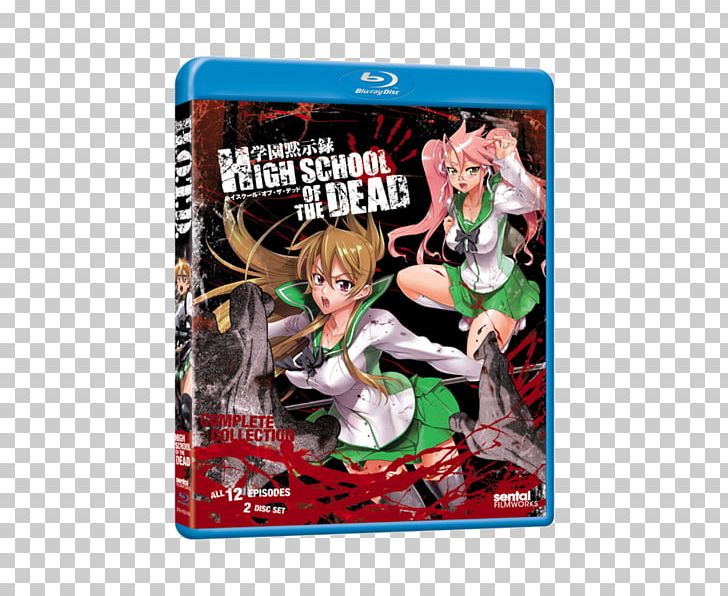 Highschool Of The Dead Sentai Filmworks Blu-ray Disc Animated Film DVD PNG, Clipart, Action Figure, Action Toy Figures, Animated Film, Bluray Disc, Character Free PNG Download