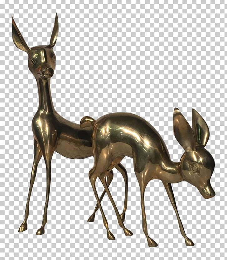 Bronze Sculpture Musk Deer Gazelle PNG, Clipart, 01504, Animal, Animals, Antelope, Brass Free PNG Download