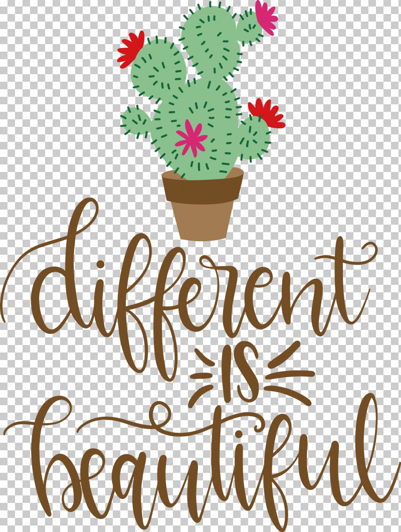 Different Is Beautiful Womens Day PNG, Clipart, Christmas Day, Christmas Tree, Floral Design, Flower, Flowerpot Free PNG Download