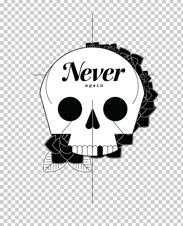 Product Design Logo Skull Brand Font PNG, Clipart, Behance, Black And White, Bone, Brand, Fantasy Free PNG Download