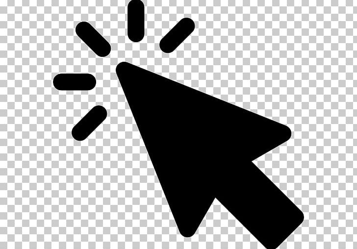 Computer Mouse Pointer Computer Icons Cursor Arrow PNG, Clipart, Angle, Arrow, Black, Black And White, Computer Icons Free PNG Download