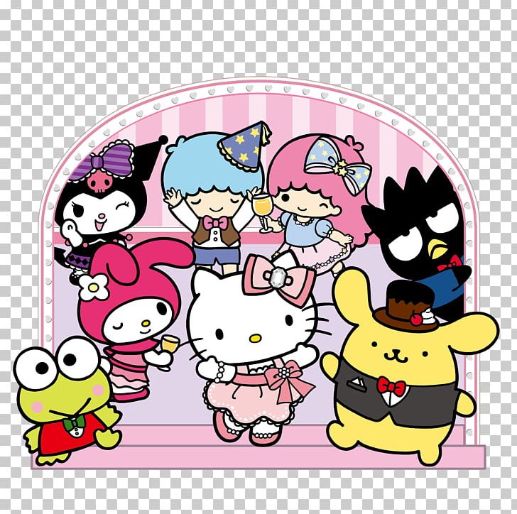 Hello Kitty My Melody Sanrio Character San-X PNG, Clipart, Adventures Of Hello Kitty Friends, Area, Art, Badtzmaru, Birthday Free PNG Download