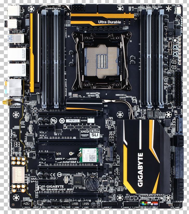 Intel X99 Motherboard LGA 2011 Gigabyte Technology PNG, Clipart, Amd Crossfirex, Atx, Central Processing Unit, Computer, Computer Accessory Free PNG Download