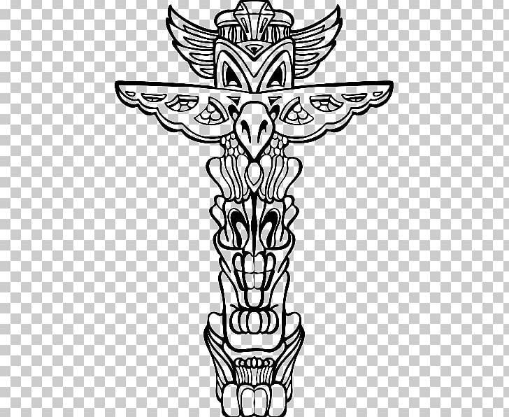 Totem Pole Indigenous Peoples Of The Americas Native Americans In The United States PNG, Clipart, Art, Black And White, Drawing, Head, Indigenous Peoples Of The Americas Free PNG Download