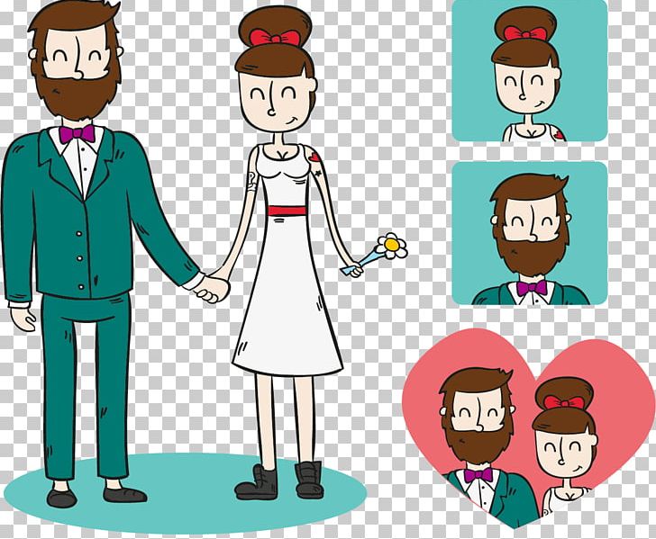 Wedding Invitation Marriage Illustration PNG, Clipart, Conversation, Couple, Fictional Character, Hand, Happy Birthday Vector Images Free PNG Download