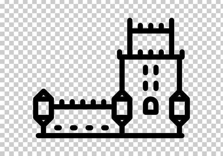 Belém Tower Computer Icons PNG, Clipart, Area, Belem, Black, Black And White, Computer Icons Free PNG Download