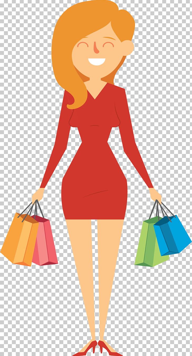 Shopping Illustration PNG, Clipart, Cartoon, Fashion Design, Fictional Character, Girl, Happy Birthday Card Free PNG Download