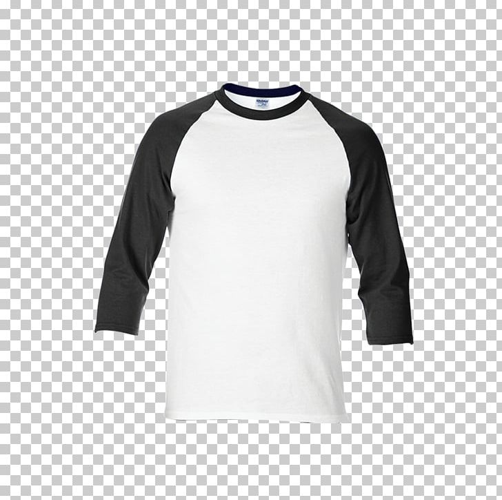 T-shirt Raglan Sleeve Gildan Activewear Collar PNG, Clipart, Active Shirt, Black, Brand, Clothing, Collar Free PNG Download