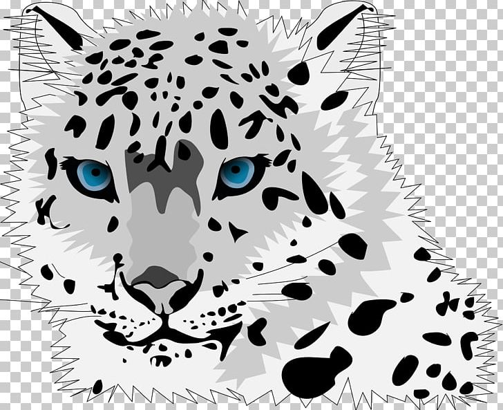 Amur Leopard Snow Leopard Cartoon Cat PNG, Clipart, Big Cats, Black, Black And White, Carnivoran, Cartoon Free PNG Download