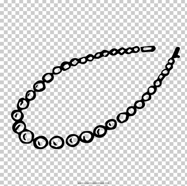 pearl necklace clipart black and white