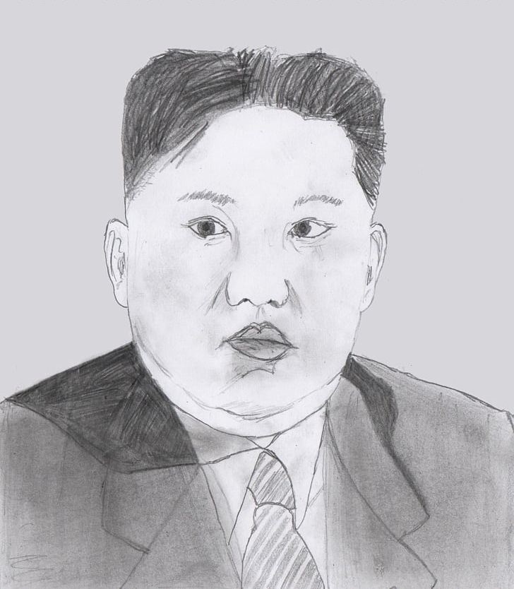 North Korea United States NFL Drawing Wikimedia Commons PNG, Clipart, Artwork, Black And White, Celebrities, Cheek, Chin Free PNG Download
