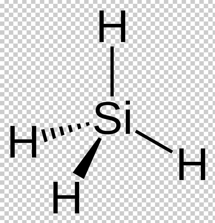Silane Fluoromethane Chemical Compound Pyrophoricity PNG, Clipart, Angle, Area, Black, Black And White, Brand Free PNG Download