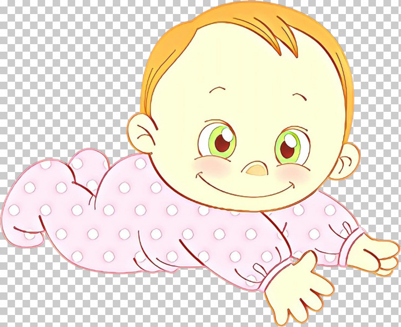 Cartoon Cheek Nose Pink Head PNG, Clipart, Baby, Cartoon, Cheek, Child, Ear Free PNG Download