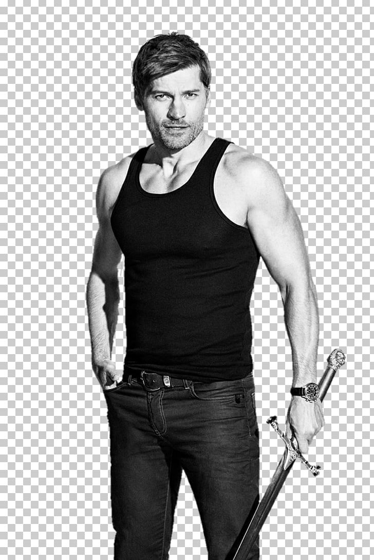 Nikolaj Coster-Waldau Game Of Thrones Jaime Lannister PNG, Clipart, Abdomen, Arm, Biceps Curl, Black And White, Bodybuilder Free PNG Download