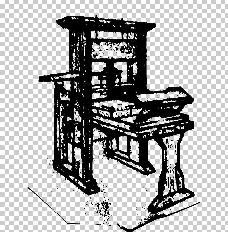 Paper Printing Press Information PNG, Clipart, Black And White, Chair, Furniture, Information, Johannes Gutenberg Free PNG Download