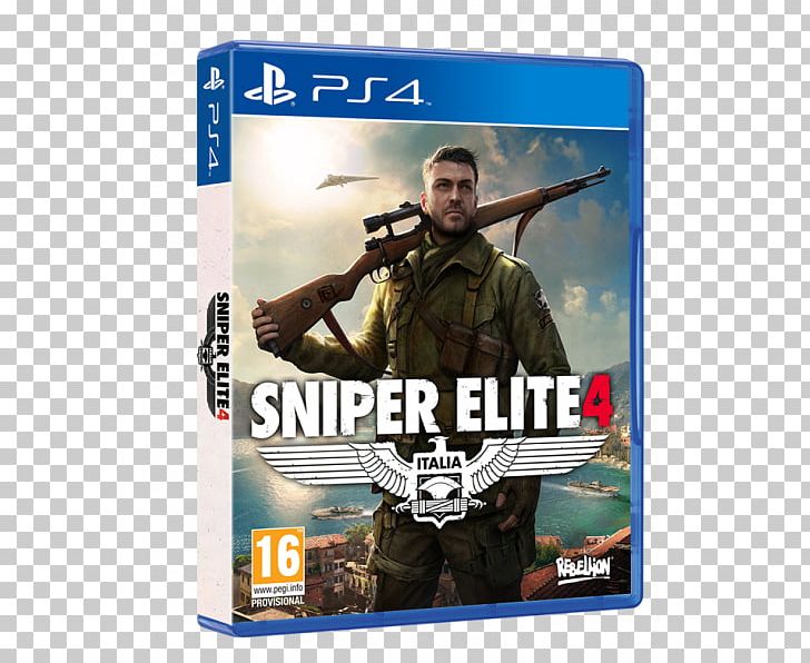 Sniper Elite 4 Sniper Elite III PlayStation 4 Video Game PNG, Clipart, Computer Software, Cooperative Gameplay, Game, Infantry, Mercenary Free PNG Download