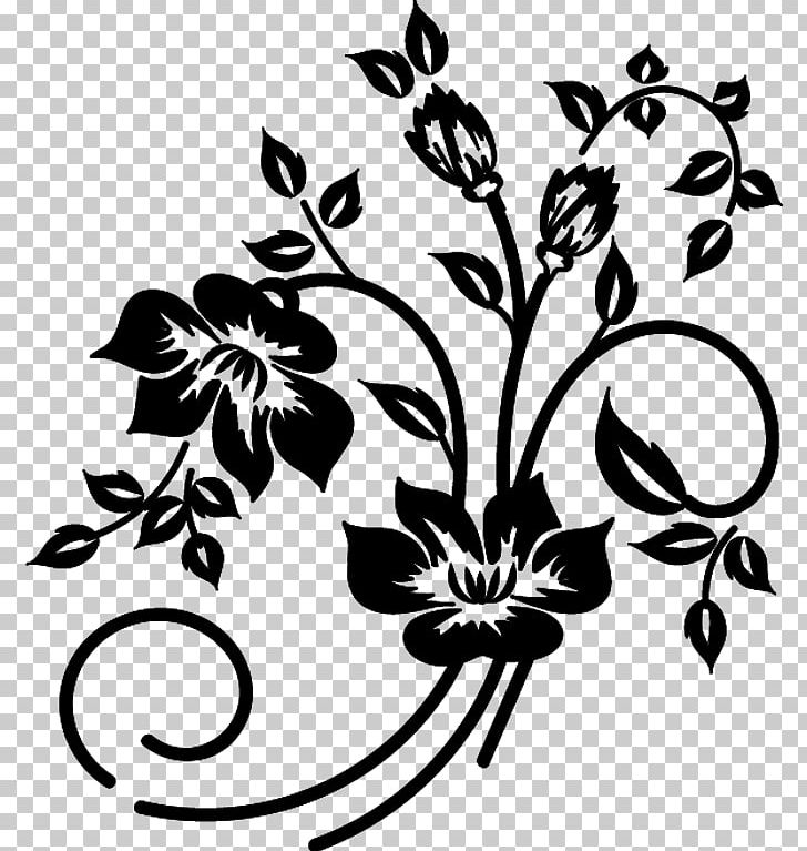 Floral Design Flower PNG, Clipart, Artwork, Black And White, Branch, Drawing, Flora Free PNG Download