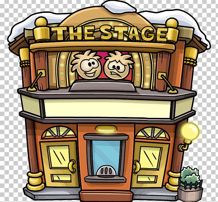 Club Penguin Theatre Theater Costume PNG, Clipart, Animals, Building, Cartoon, Club Penguin, Costume Free PNG Download