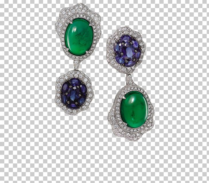 Earring Jewellery Gemstone Emerald Carat PNG, Clipart, Body Jewellery, Body Jewelry, Brilliant, Cabochon, Carat Free PNG Download