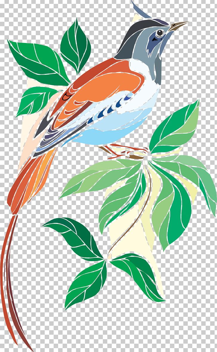Bird-and-flower Painting PNG, Clipart, Beak, Bird, Birdandflower Painting, Branch, Decorative Patterns Free PNG Download