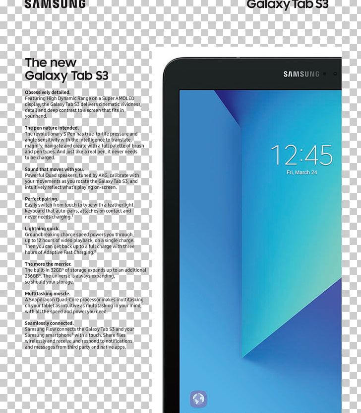 Samsung Galaxy Tab S3 Android U.S. Cellular Telephone PNG, Clipart, Android, Brand, Gadget, Internal Renewal, Logos Free PNG Download