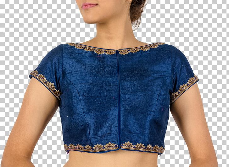 Blue Blouse Clothing Choli Lehenga-style Saree PNG, Clipart, Blouse, Blue, Choli, Clothing, Collar Free PNG Download