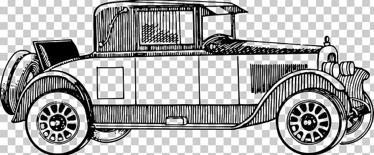 Vintage Car Classic Car Antique Car PNG, Clipart, Antique Car, Automotive Design, Automotive Exterior, Black And White, Brand Free PNG Download