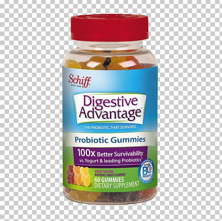 Dietary Supplement Gummy Candy Gummy Bear Digestive Advantage Daily Probiotic PNG, Clipart,  Free PNG Download