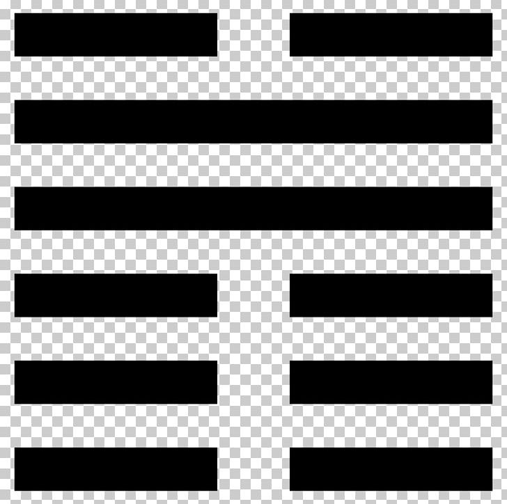 I Ching Yijing Hexagram Symbols Taoism Lí PNG, Clipart, Angle, Appendix, Area, Black, Black And White Free PNG Download