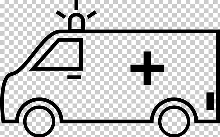 Ambulance Computer Icons PNG, Clipart, Ambulance, Angle, Area, Black, Black And White Free PNG Download