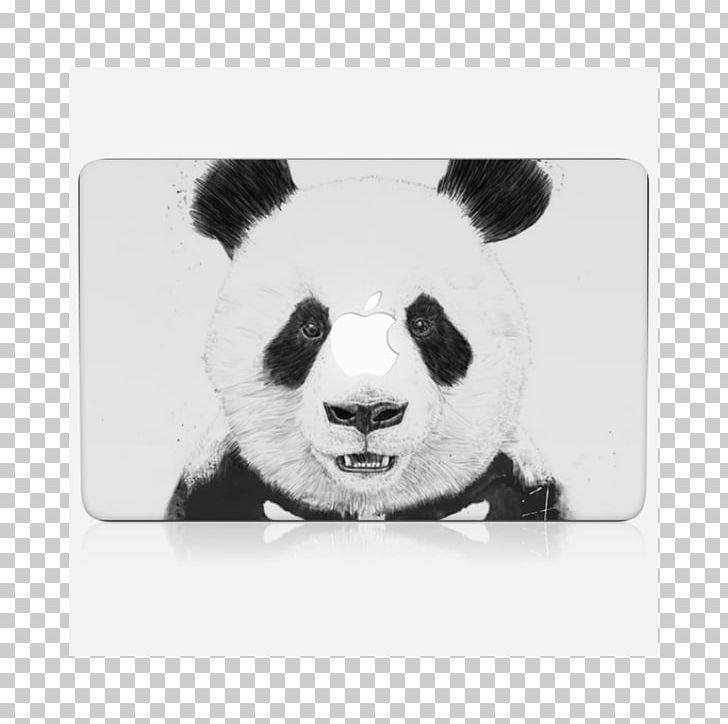 Giant Panda Art Graphic Design Illustration PNG, Clipart, Art, Black And White, Canvas, Canvas Print, Drawing Free PNG Download