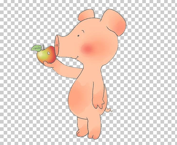 Pig Eating PNG, Clipart, Animals, Apple, Canidae, Carnivoran, Cartoon Free PNG Download