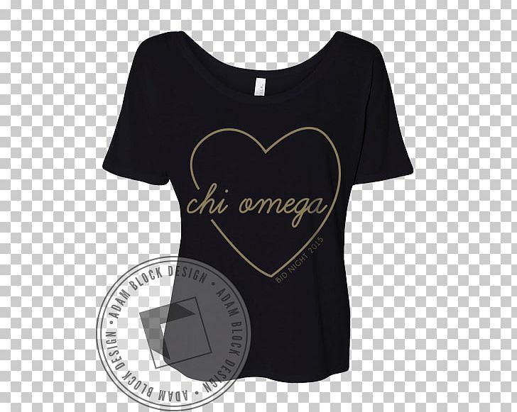 T-shirt Cotton Sleeve Clothing PNG, Clipart, Black, Bluza, Brand, Chi Omega, Clothing Free PNG Download