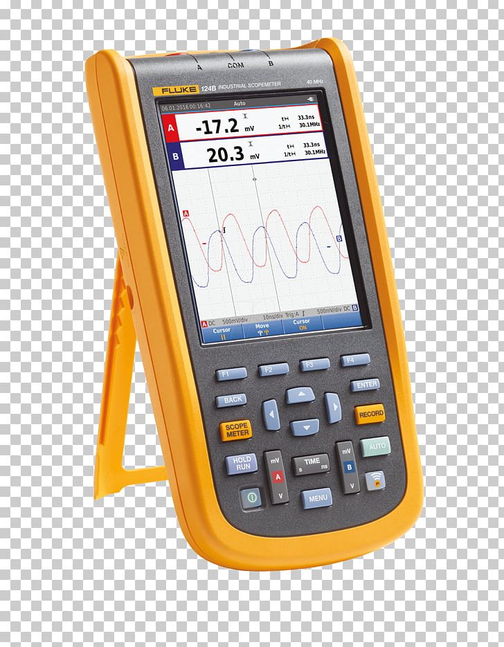 Oscilloscope Fluke Corporation Electronic Test Equipment Multimeter Electronics PNG, Clipart, Bandwidth, Calibration, Electronic Device, Electronics, Hardware Free PNG Download