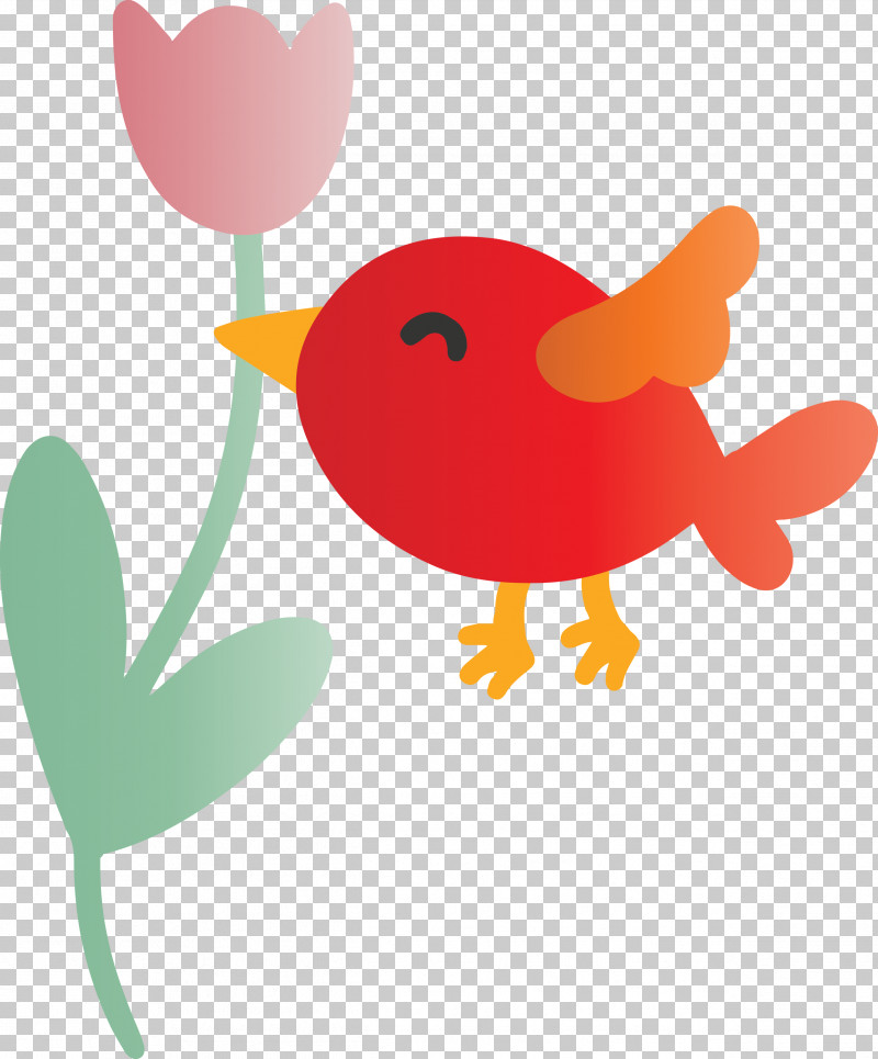 Flying Bird With Flower PNG, Clipart, Cartoon, Flying Bird With Flower Free PNG Download