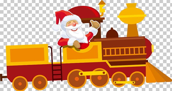 Santa Claus Train Christmas Ornament PNG, Clipart, Art, Balloon Cartoon, Boy Cartoon, Cartoon, Cartoon Character Free PNG Download