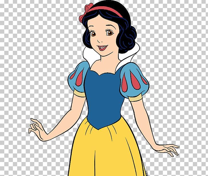 Snow White And The Seven Dwarfs Png Clipart Abdomen Animation Arm Art Black Hair Free Png