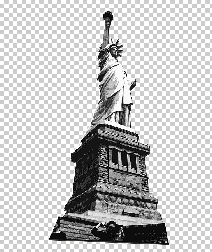 Statue Of Liberty National Monument Sculpture PNG, Clipart, Buddha Statue, Building, Famous, Landmark, Monochrome Free PNG Download