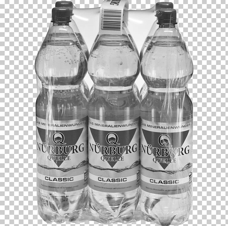 Mineral Water Glass Bottle Plastic Bottle Aluminum Can PNG, Clipart, Aluminium, Aluminum Can, Black And White, Bottle, Drink Free PNG Download