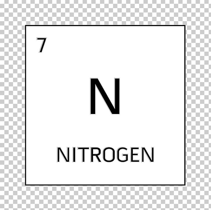Chemical Element White Periodic Table Symbol Nitrogen PNG, Clipart, Angle, Area, Atomic Number, Black, Brand Free PNG Download