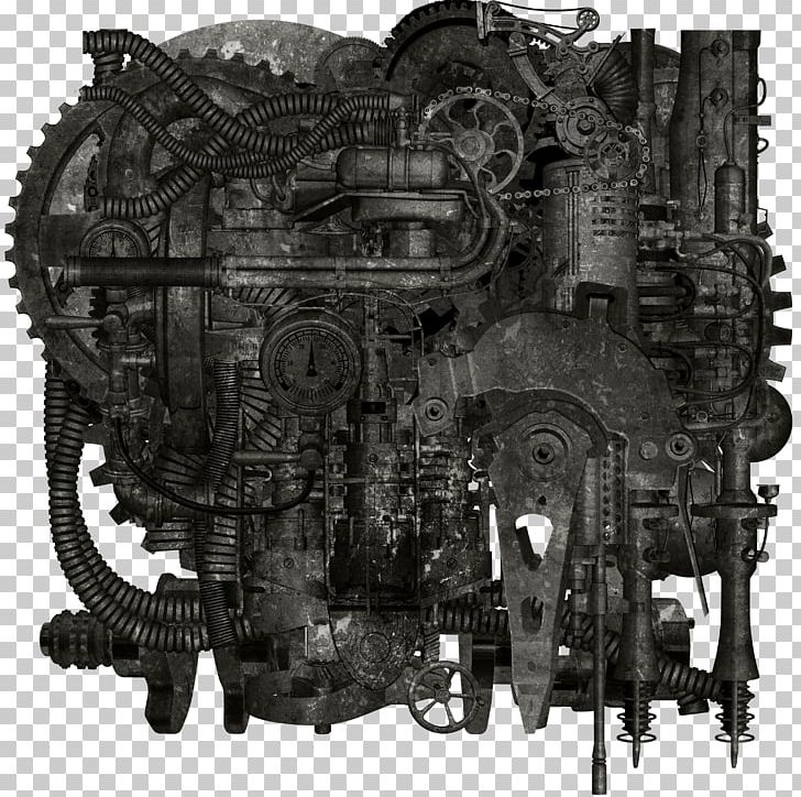 Industrial Revolution Steam Engine Steampunk PNG, Clipart, Automotive Engine Part, Auto Part, Black And White, Diablo, Engine Free PNG Download