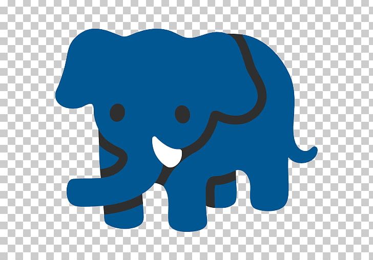 Emojipedia African Elephant Elephantidae Sticker PNG, Clipart, African Elephant, Blue, Carnivoran, Dog Like Mammal, Elephant Free PNG Download