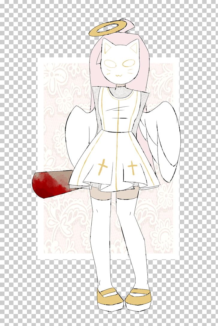 Shoulder Costume Headgear Sketch PNG, Clipart, Angel, Anime, Appear, Art, Cartoon Free PNG Download