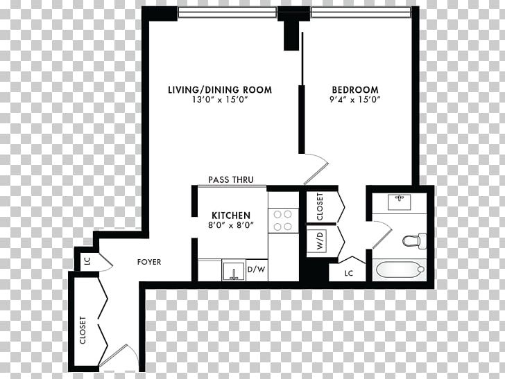 Floor Plan Rush Street MIX Apartment 0 PNG, Clipart, Angle, Apartment, Area, Black And White, Brand Free PNG Download