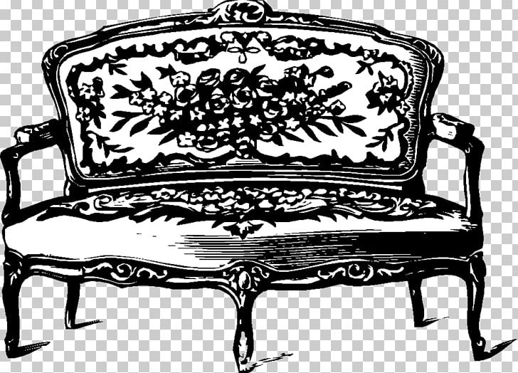 Table Chair Couch Furniture Davenport PNG, Clipart, Antique Furniture, Armoires Wardrobes, Black And White, Chair, Couch Free PNG Download