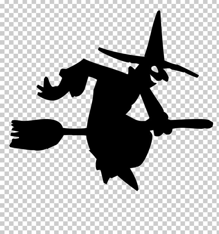 Witchcraft Silhouette Halloween PNG, Clipart, Black And White, Black Magic, Broom, City Silhouette, Creative Christmas Free PNG Download