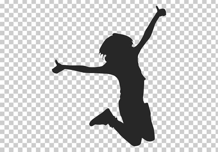 Silhouette Jumping PNG, Clipart, Animals, Arm, Black, Black And White, Child Free PNG Download