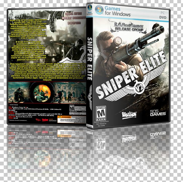 Sniper Elite V2 Xbox 360 Sniper Elite III PlayStation 3 PNG, Clipart, 505 Games, Action Game, Advertising, Brand, Computer Software Free PNG Download
