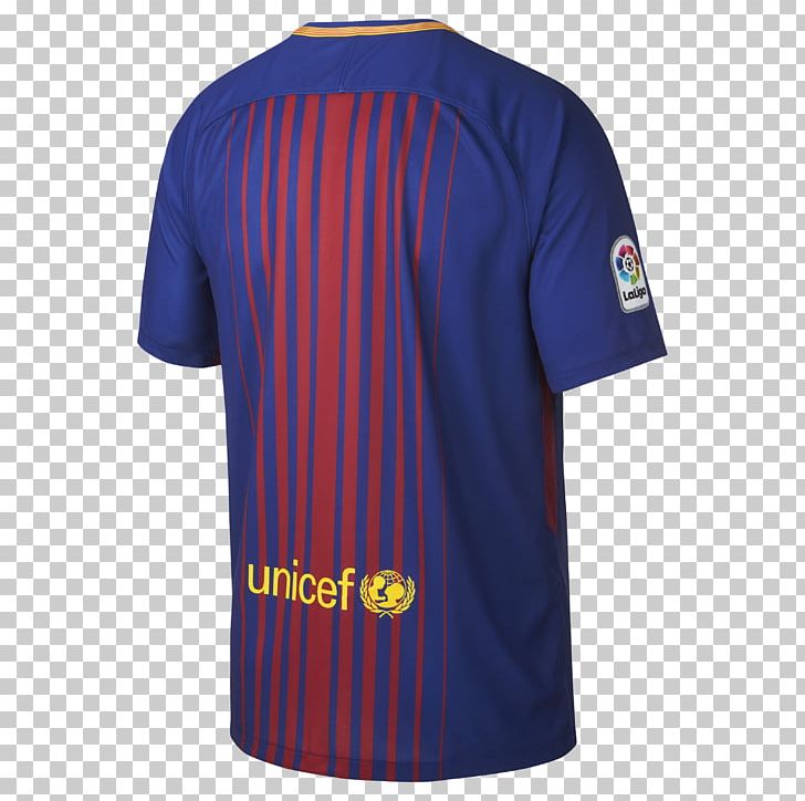 FC Barcelona Jersey T-shirt Football Player Nike PNG, Clipart, 2017, Active Shirt, Clothing, Electric Blue, Fcb Free PNG Download