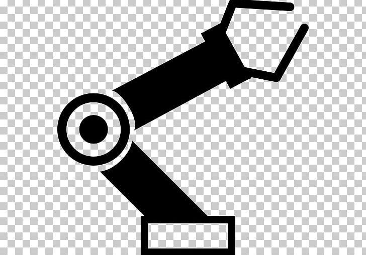 Robotic Arm Robotics Computer Icons PNG, Clipart, Android, Angle, Arm, Automaton, Black And White Free PNG Download